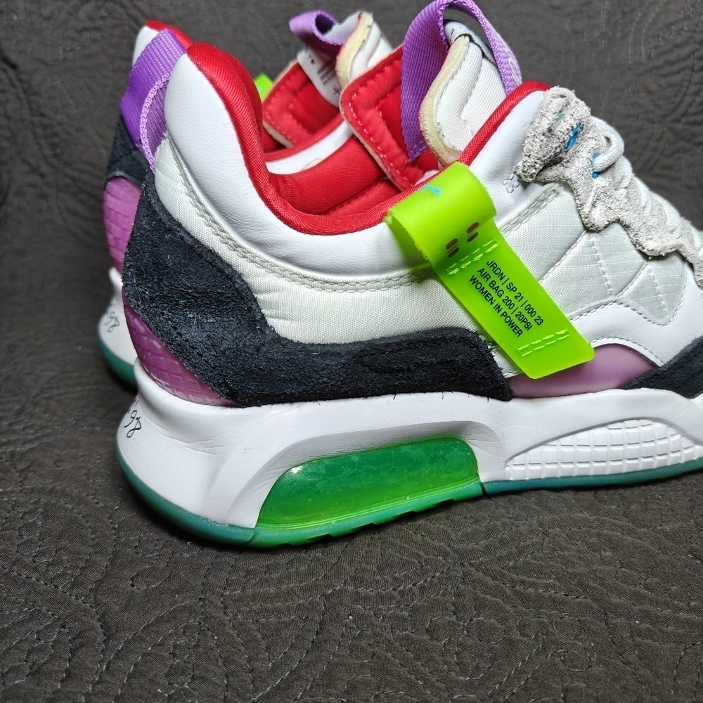 Nike Jordan MA2 Greatest Gift White Black Red Sneaker Women's Shoes Size 10 - Picture 10 of 12